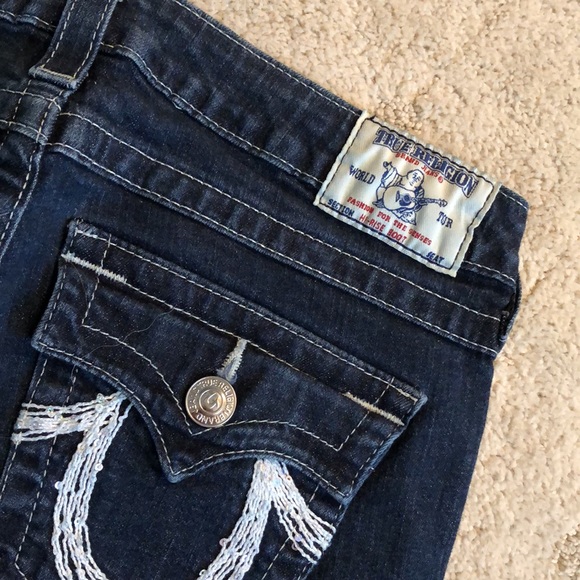 True Religion women jeans hi-rise boot cut size 30 - Picture 5 of 5